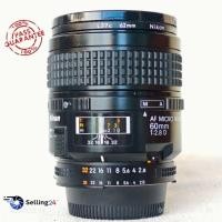 ราคา เลนส์ออโต้ Nikon AF Micro Nikkor 60mm F2.8 D (32) Macro Prime Lens for F Mount พร้อมฝาหน้า-ท้าย ตัวที่คมสุด (40300942212)