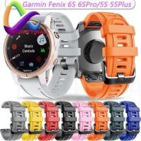 ราคา สายนาฬิกา Garmin Fenix 6s pro solar 6s 7s 8 43mm. sapphire solar / 5s / 5s Plus / D2 Delta 20 mm. silicone strap (20820278593)