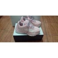 ราคา พร้อมส่ง รองเท้า MLB BIG BALL CHUNKY P สีชมพู โลโก้ NEW YORK ของแท้ (8522084576)