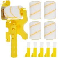 ราคา Paint Edger Roller Brush Kit Plastic Wall Paint Roller House Decorative Painting Brush SHOPSBC3407 (43611393185)