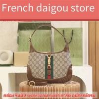 ราคา กุชชี่ GUCCI Jackie 1961 Small Shoulder Bag กระเป๋า สุภาพสตรี/กระเป๋าสะพายไหล่ (42565668013)