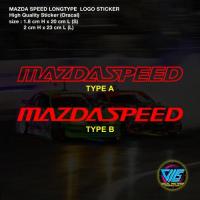 ราคา [ MAZDA SPEED ] สติ๊กเกอร์โลโก้ Longtype / รูปลอก (สติ๊กเกอร์คุณภาพสูง) (40715757479)