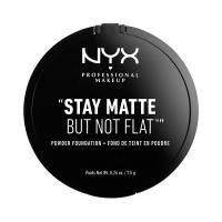 ราคา ของแท้/พร้อมส่ง NYX Professional Makeup Stay Matte But Not Flat Powder Foundation นิกซ์ โปรเฟสชั่นแนล แป้งผสมรองพื้น (7023081015)