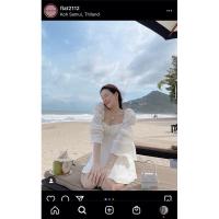 ราคา เดรสญาญ่า เดรสเว้าหลัง แบบงาน flat2112 งานป้าย วี•ไอ•วี viv (7178127965)