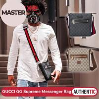 ราคา กุชชี่ Gucci GG Supreme Canvas Men's Messenger Bag Briefcase กระเป๋าเอกสารผู้ชาย (41765674222)