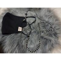 ราคา สายคล้องแมส คริสตัลดำตัดสีเงิน (6954797324)