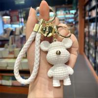 ราคา สินค้าใหม่พร้อมสต็อกยางนุ่มขนสัตว์พวงกุญแจหมีน่ารักหมีซิลิโคนตุ๊กตาจี้คู่กระเป๋ารถจี้ของขวัญขนาดเล็ก20250926 (40721553678)