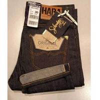 ราคา #HARAยีนส์ริมส้มผ้าดิบ 14.5oz รุ่นใหม่ล่าสุด ปั้นเฟดได้ พร้อมส่ง (22671835243)