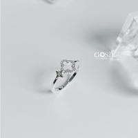 ราคา ป้ายโคลเวอร์ 4 ใบ พร้อมหิน cz เงินแท้ 925 ยี่ห้อ GOSIL (43762091890)