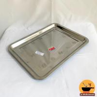 ราคา ถาดสี่เหลี่ยมสแตนเลสแบนซากุระหนา / ถาด / 40x30x2 ซม (26632000469)