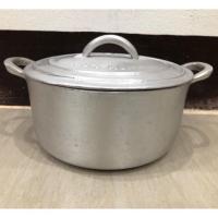 ราคา หม้ออลูมิเนียม หม้อหุงต้ม หม้ออลูมิเนียมหล่อ (อลูมิเนียมแท้100%) ขนาด17/18.5/20/22.5/24/24 ซม.(No.4/5/6/8/10/11) (6556656013)