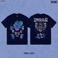 ราคา Power 7 Shop เสื้อยืดการ์ตูน "Ursula" ลิขสิทธิ์แท้ DISNEY (TMX-203-สีกรม) (26025590252)