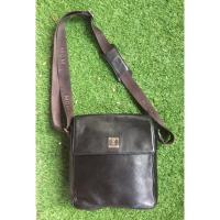 ราคา MCM กระเป๋าสะพายข้าง ผช. MCM แท้ มือสอง สีดำ 10” พร้อมส่ง (9866839690)