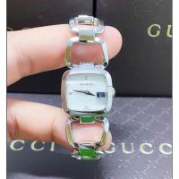 ราคา ของแท้ 100% นาฬิกา Like new Gucci 125.5 3P 24mm White pearl (18916821335)