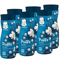 ราคา Gerber Graduates Puffs Cereal Snack, Vanilla (1458889491)