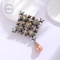 ราคา Oukwca เข็มกลัดบารอกโบราณ เพชรสังเคราะห์และไข่มุกหยดน้ำ เหมาะสำหรับงานออฟฟิศและปาร์ตี้ ของขวัญใหม่ (42570225408)