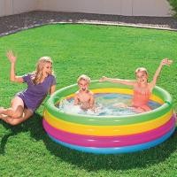 ราคา ✨จัดส่งจากไทย สระว่ายน้ำเด็กทรงกลมสีสันสดใส สระน้ำเด็กฤดูร้อน สระน้ำเป่าลม สระน้ำเป่าลมสำหรับเด็ก (27130019469)