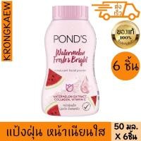 ราคา พอนด์ส พาวเดอร์ วอเตอร์เมลอน เฟรช แอนด์ ไบรท์ 50 มล. 6 ชิ้น POND'S POWDER WATERMELON FRESH BRIGHT 50 ml 6 PIECES (28969660163)