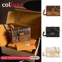 ราคา หลุยส์ วิตตอง Louis Vuitton กระเป๋ารุ่น DAUPHINE Mini&MM สุภาพสตรี/กระเป๋าสะพายข้าง (26126595914)