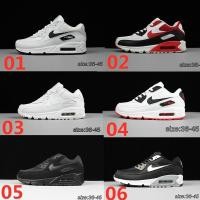 ราคา ของแท้Nike Air Max 90 Essential White - รองเท้าไนกี้แอแม็ค 90 สีขาวล้วน รองเท้าผ้าใบ RC28 (25826909584)