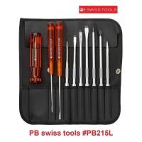 ราคา PB SWISS TOOLS ไขควง สวิสเซอร์แลนด์ 10 ตัวชุด รุ่น PB 215L / Screwdriver sets with interchangeable blades in a handy ... (1490094655)