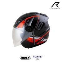 ราคา หมวกกันน็อค INDEX Titan 8 BT สีดำ (23241345978)
