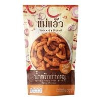 ราคา แม่แอ๊ว น้ำพริกกากหมู รสเผ็ดน้อย 40 ก. (44362344682)