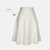 ราคา กระโปรงสีเบจ แบรนด์ index (เอว 26") กระโปรงญี่ปุ่น กระโปรงมือสอง (14664018047)