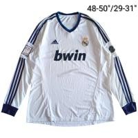 ราคา ADIDAS REAL MADRID 2012-13 JERSEY football Shirt SIZE XL เสื้อบอล แขนยาว อดิดาส เรียล มาริด สีขาว มือสองงานแท้ สภาพดี (43608675136)