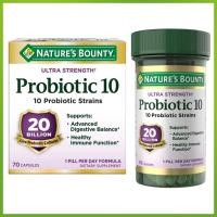 ราคา (Exp.10/2026)Nature's Bounty Ultra Strength Probiotic 10 70 Capsules (41206289904)