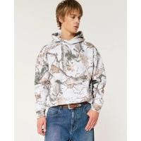 ราคา เสื้อฮู้ด Hollister Boxy. ผ้าสักหลาดผ้าฝ้าย (26841941689)