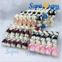 ราคา ตุ๊กตาหมีขนาด 9*5 CM.(1แพ็คมี 10ตัว)ตุ๊กตาหมีสำหรับใส่ช่อดอกไม้ วาเลนไทน์ (29232844379)
