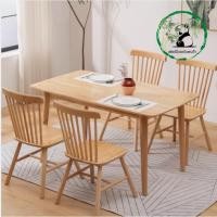 ราคา โต๊ะอาหารไม้ยางพาราแท้ 4-6ที่นั่ง หรือใช้ทำงานก็ได้ (10215142479)