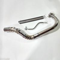 ราคา คอท่อZ เหล็ก + เหล็กยึด + ที่รัดท่อ มีโอ , ฟีโน่ รุ่นคาร์บู สำหรับใส่ปลายท่อแต่ง ใส่ปลายท่อโยชิได้ (18847381414)