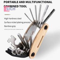 ราคา [Sich] เครื่องมือซ่อมจักรยานพับได้แบบพกพา Hex Spoke ไขควงซ่อมเครื่องมือขี่จักรยานจักรยานเสือภูเขาประแจเครื่องมือหลายชุดใหม่ (29584550885)