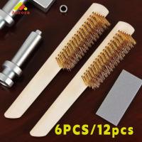 ราคา แปรงลวดด้ามไม้ทองแดงแปรงเหล็กสนิมแปรงลวด (40524717858)