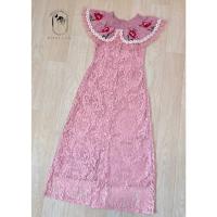 ราคา งานป้าย Chalita เดรสลูกไม้ปาดไหล่ (24658318193)