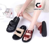 ราคา Grivy - รองเท้าแตะผู้หญิง Hana รองเท้าแตะแพลตฟอร์มสไตล์เกาหลี (42073162852)