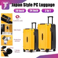 ราคา Jtravel Pure PC วัสดุ Hard Case กระเป๋าเดินทางกระเป๋าเดินทาง TSA ล็อค 20 นิ้วห้องโดยสาร/ 24 นิ้ว Cargo C (40272808803)