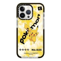 ราคา CASETIFY & Pikachu สีเหลือง Lightning เคสโทรศัพท์สําหรับ iPhone 16 15 14 13 12 Mini 11 Pro X XR XS Max 8 7 Plus SE 2 3 2022 2020 ฝาครอบปลอกใส (29241028623)
