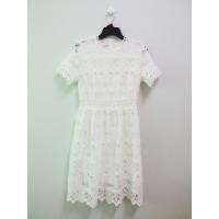 ราคา เดรสลูกไม้ สีขาว ลูกไม้นอก ผ้าหนา (233532194)