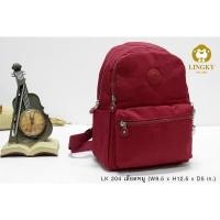 ราคา กระเป๋าผ้า Lingky แท้% เป้ สะพายหลัง ทรงสวย น่าใช้ LK204 (23419118529)