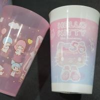 ราคา A17 แก้วน้ำพลาสติกSanrioซานริโอ้ แก้วดื่มน้ำสำหรับเด็ก แก้วตกไม่แตก Kitty 50th anniversaries แก้วคิตตี้ ลิขสิทธิ์แท้ (25490875679)