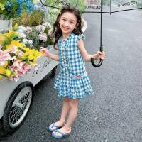 ราคา ▣ เดรส เสื้อกล้าม กระโปรงลายสก็อต เสื้อผ้าเด็กเกา (26930130638)