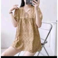 ราคา ypy มินิเดรสลายฉลุ หรือใส่เป็นเสื้อตัวยาวก็สวยค่ะ (21382419374)