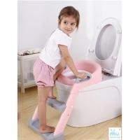 ราคา *เบาะนิ่ม ที่นั่งชักโครกสำหรับเด็ก พร้อมบันได ฝารองชักโครก บันไดปีนชักโครก (7840741431)