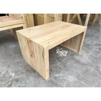 ราคา โต๊ะกลางไม้สน เคลือบรักษาเนื้อไม้ธรรมชาติ ขนาด กว้าง70*ยาว120*สูง60 ซม (29077152364)