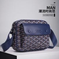 ราคา 2025 แฟชั่นกระเป๋าสะพายไหล่ผู้ชายธุรกิจ Casual Multi-Compartment กระเป๋าเป้สะพายหลังผู้ชาย Retro พิมพ์ Cross-body กระเป๋า 910.17 (28693098684)