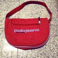 ราคา กระเป๋า Polo ผ้า Jeans ของ Ralph Lauren มือสอง สีแดง (4004618293)