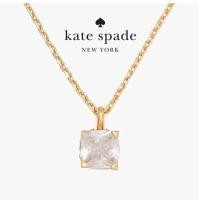 ราคา สร้อยคอคริสตัล Kate Spade สีทอง ยาว 16" + 3" extender จี้ขนาด 0.38 นิ้ว kh362 (29122210921)